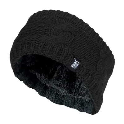 Produktbild von Heat Holders Damen Thermo Winter Stirnband mit Fleece Innen Stricken