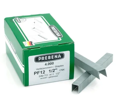 Image de Agrafes PREBENA Agrafes PF PF12 CNK 4000 pièces