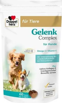 Produktbild von DOPPELHERZ für Tiere Gelenk Complex Chews f.Hunde