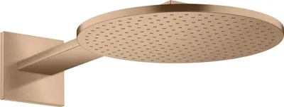 Productafbeelding van Douchekop AXOR 300, 1 straal, met douchearm, wandmontage, geborsteld roodgoud, geborsteld roodgoud