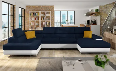 Produktbild von MIRJAN24 Ecksofa Cotere Bis, Bettkasten, U-Form (Soft 017 + Uttario Velvet 2967 + Uttario Velvet 2959, Seite: Links)