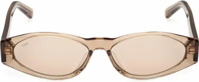 Image de Tod S TO0362 H Shiny light brown 57/15/140 Lunettes de soleil pour femmes