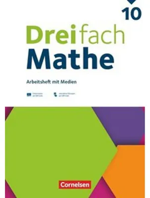 Obrázok produktu pre Dreifach Mathe 10. Schuljahr - Ausgabe 2021 - Arbeitsheft mit Medien und Lösungen