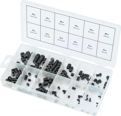 Obrázok produktu pre KS TOOLS Sada metrických skrutiek, 160 ks ( 970.0400 )