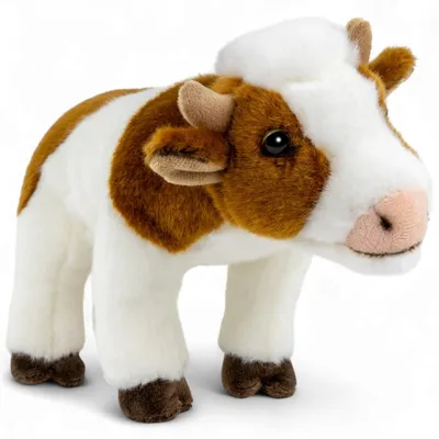 Immagine prodotto di Carl Dick mucca bianca e marrone di circa 24 cm, peluche, peluche, peluche 3750