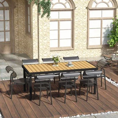 Produktbild von Esszimmertisch Aluminium 8 Personen Natur