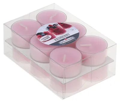 Produktbild von Duftteelichter im 12er Pack Redberry 18/38 mm ca. 4 h