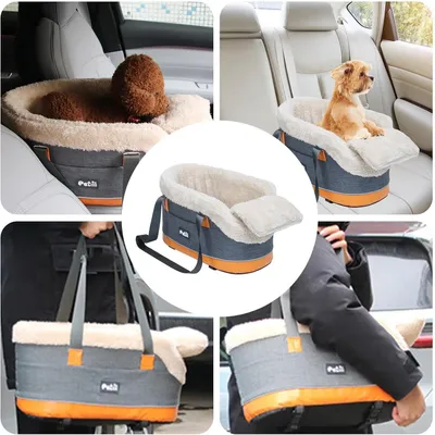 Produktbild von Hundeautositz für die Mittelkonsole – Reisetasche für Hunde und Katzen