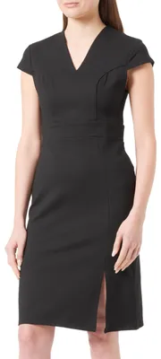Produktbild von IDONY Damen Etuikleid, Schwarz, Small