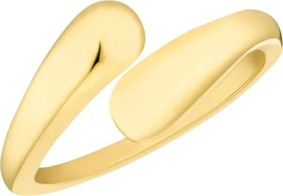 Produktbild von Offener s.Oliver Damenring aus Edelstahl, IP Gold
