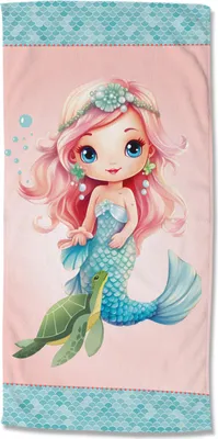 Produktbild von Beach towel Good Morning 75x150 cm - mermaid