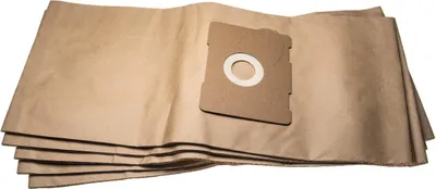 Produktbild von vhbw 5x Filtersack kompatibel mit Protool Festool VCP 320 E, 321 E-L Absauggerät - 34,5cm x 30,9cm braun