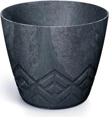 Immagine prodotto di ARECO vaso da fiori effetto cemento 11,9 cm - Colore: antracite
