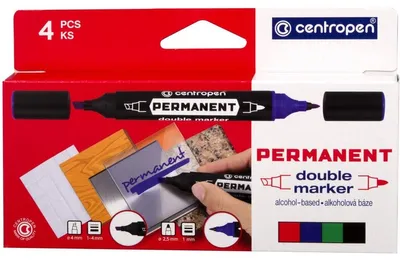 Produktbild von pernament marker Double Marker 1666/4