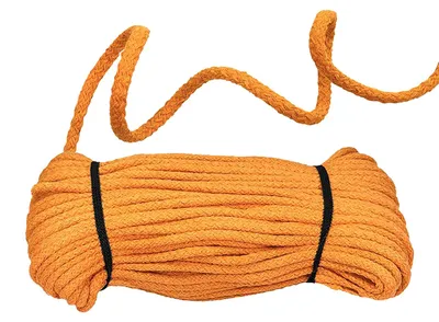 50m Baumwoll-Kordel geflochten 5 mm Baumwoll-Schnur Seil mango