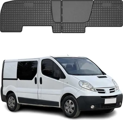 Immagine prodotto di 2001-2014 Nissan Primastar tappetini TPE nero 2 pezzi