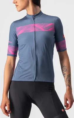 Produktbild von Castelli Fenice Kurzarm-radtrikot Blau L Frau Blau L