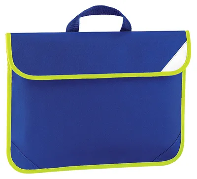 Produktbild von Quadra Büchertasche mit Reflektor - 4 Liter FK488 (Einheitsgröße) (Helles Royalblau)