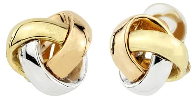 Produktbild von Traveller Ohrclip Damen Knoten Tricolor - 157341