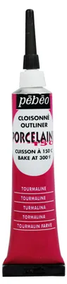Produktbild von Pebeo Porcelaine 150 Relief-Konturenfarbe für Porzellan 20 ml - Turmalinrot