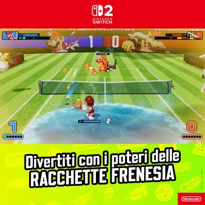 Imagen del producto de Nintendo Mario Tennis Fever NS2, Nintendo Switch 2, Modo multijugador, Calificación esperada