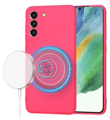 Obrázok produktu pre Techsuit SoftFlex MagSafe – puzdro na Samsung Galaxy S21 FE 5G – hot pink