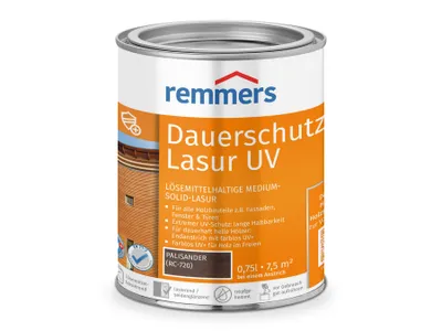 Produktbild von Remmers Dauerschutz-Lasur UV palisander (RC-720) 0,75 l, Holzlasur