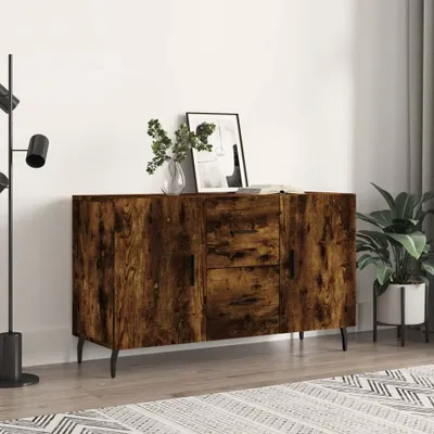 Produktbild von The Living Store Sideboard Räuchereiche 100x36x60 cm Holzwerkstoff