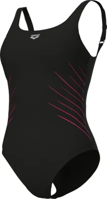 Produktbild von Arena SWIMSUIT ISA SQUARED BACK BLACK-FAIRY ROSE 48