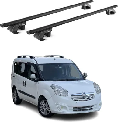 Produktbild von Dachträger Grundtäger für Opel Combo D 2011-2018 5 tür 90kg Alu Schwarz 2x ABE