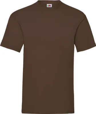 Image de Fruit Of The Loom T-shirt manches courtes homme BC330 (M) (Chocolat)