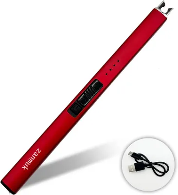 Obrázek produktu pro Elektrické zapalovače – USB dobíjecí plazmové zapalovače na svíčky (červená)