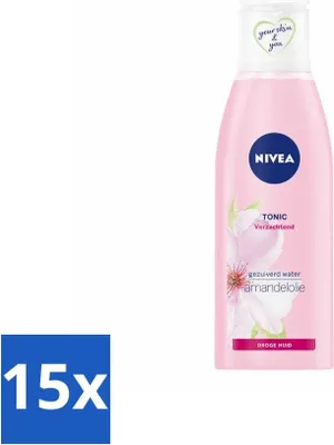Produktbild von NIVEA - Gesichtswasser - Essentials Soothing Tonic - Für trockene & empfindliche Haut - Mit Mandelöl & Hydramin - 200 ml - Vorteilspack - 15 Stücke