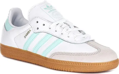 Zdjęcie produktu dla Adidas Samba OG White Mint Tiffany Blue Damen Sneaker Neu Originals - 38