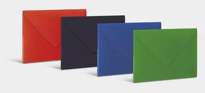 Zdjęcie produktu dla Teczka Kopertowa A-3 Niebieska 1Cm 8030