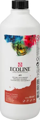 Obrázek produktu pro Ecoline Tekutá akvarelová láhev 490 ml Siena Burnt 411