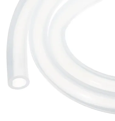 Produktbild von Silikonschlauch, 3,05 Meter lang – Innendurchmesser 15 mm – Außendurchmesser 20 mm – Flexibler Schlauch – Für hohe Temperaturen – Transparentes Kunststoffmaterial – Silikonschlauch