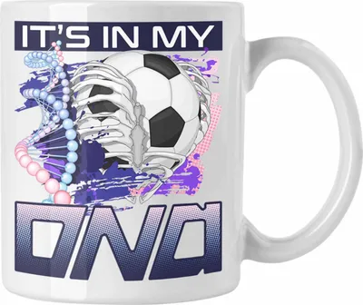 Produktbild von Trendation - Fußball Tasse Geschenk für Fussball Spieler Trainer Coach Geschenkidee Spruch (Weiß)