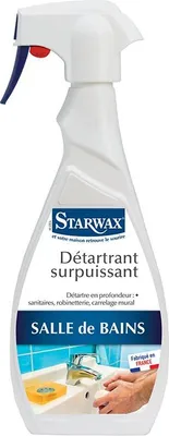 Image de Détartrant surpuissant STARWAX salle de bains - Pulvérisateur 500 ml - 663