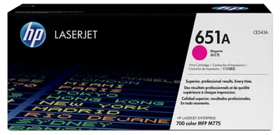Obrázok produktu pre HP Purpurová originálna tonerová kazeta 651A LaserJet, 16000 strany, Purpurová, 1 kusov
