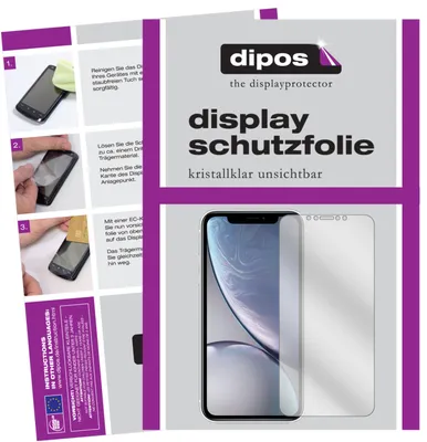Produktbild von 2x Schutzfolie für Apple iPhone XR klar Displayschutzfolie Folie Display Schutz