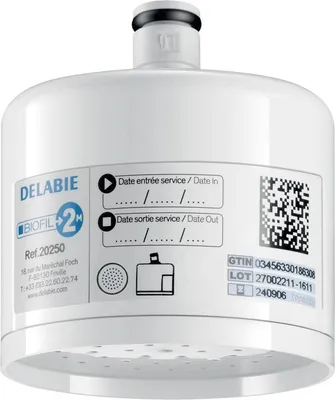 Immagine prodotto di Delabie BIOFIL filtro per lavabo o doccia Sterile 10 pezzi 4 mesi getto doccia