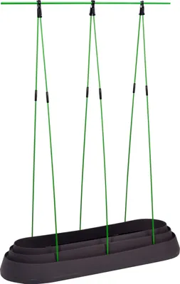 Produktbild von dobar Tomatenbeet für 3 Pflanzen, Pflanzgefäß mit Rankhilfe für Kletterpflanzen, 110 x 37 x 160 cm