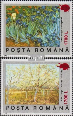 Produktbild von Briefmarken Rumänien 2000 Mi 5488-5489 (kompl.Ausg.) postfrisch Gemälde von van Gogh