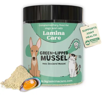 Grünlippmuschelpulver für Hunde & Katzen, 150 g, Gelenkunterstützung