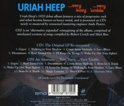 Zdjęcie produktu dla Uriah Heep-...Very 'Eavy...Very 'Umble