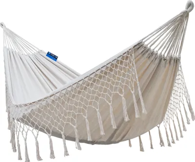 Produktbild von Potenza Outdoor Hängematte 220 x 160 cm, Belastbarkeit bis 200 kg Doppelhängematte XXL