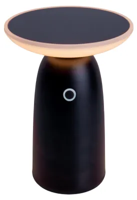 Obrázek produktu pro Stolní lampa bezdrátová dobíjecí solární stolní lampa venkovní solární světlo černá 3191022