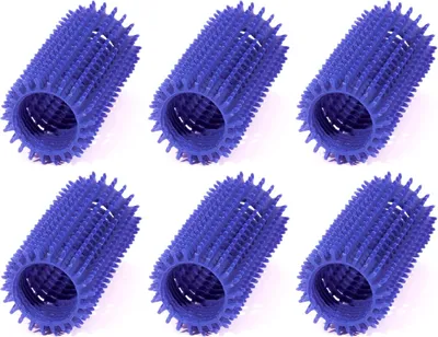 Produktbild von Kammwickler für Locken, ca. 30 mm Ø, blau, 6 Stck.