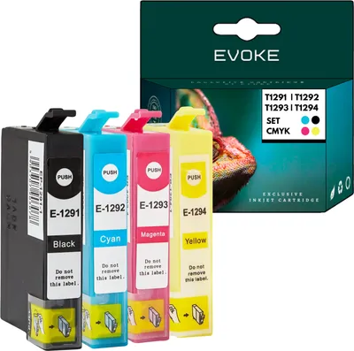 Image de Cartouches pour Epson T1291 T1292 T1293 T1294 XL ️️ STYLUS BX305 SX230 SX235 SX425 SX435 ️